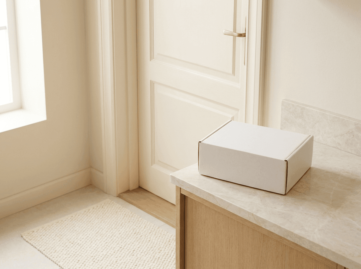 Discreet medication package delivered to door